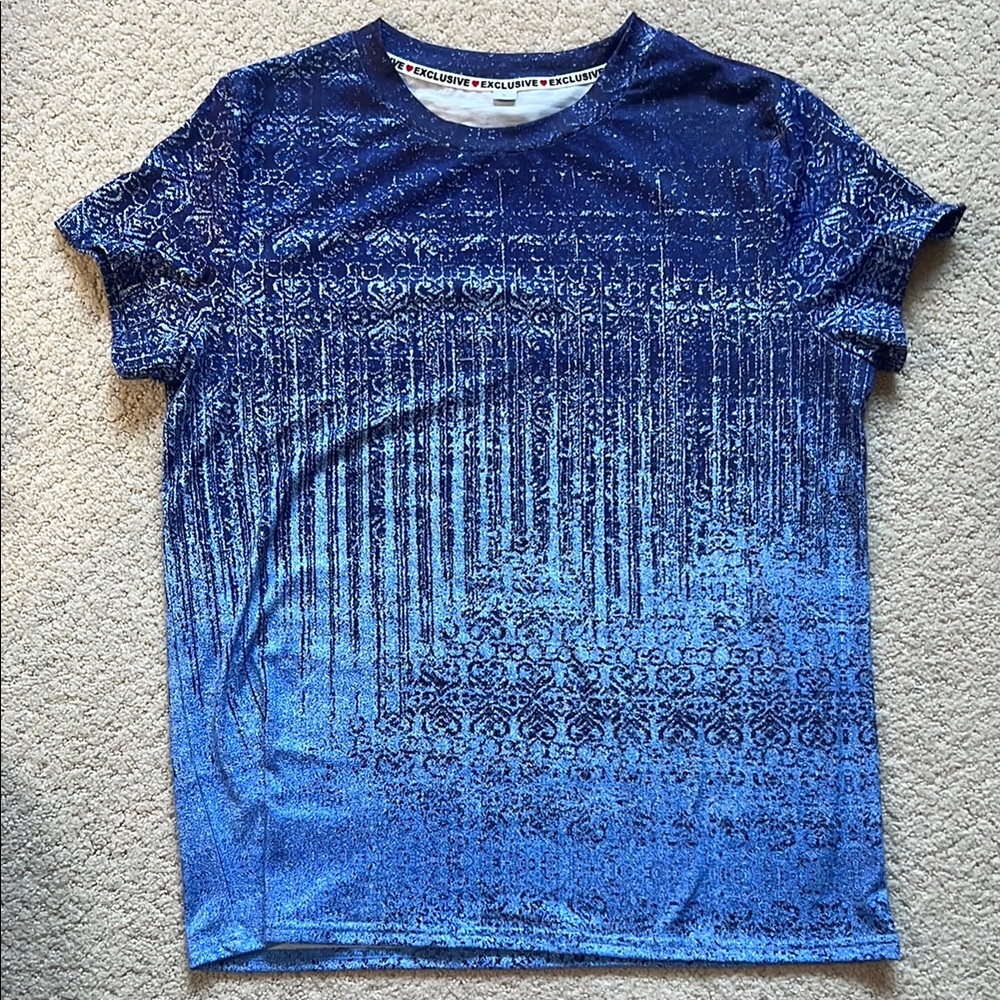 Blue Short Sleeve Women's Tee